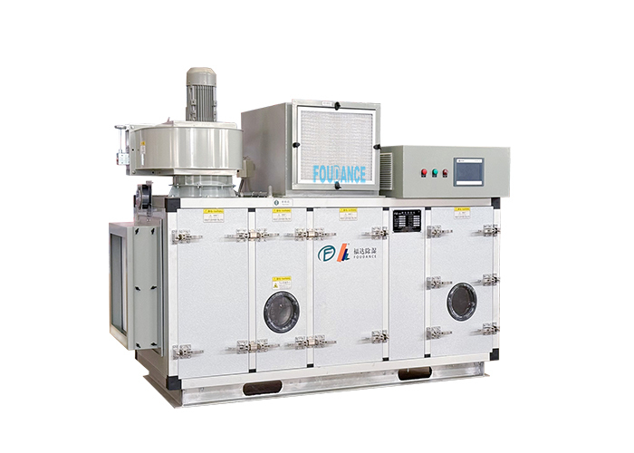 3000CMH เครื่องกําจัดความชื้น Rotor Desiccant อุตสาหกรรมควบคุม PLC อัตโนมัติเต็ม