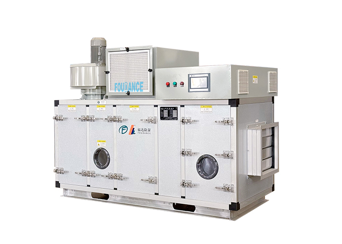 3000CMH เครื่องกําจัดความชื้น Rotor Desiccant อุตสาหกรรมควบคุม PLC อัตโนมัติเต็ม